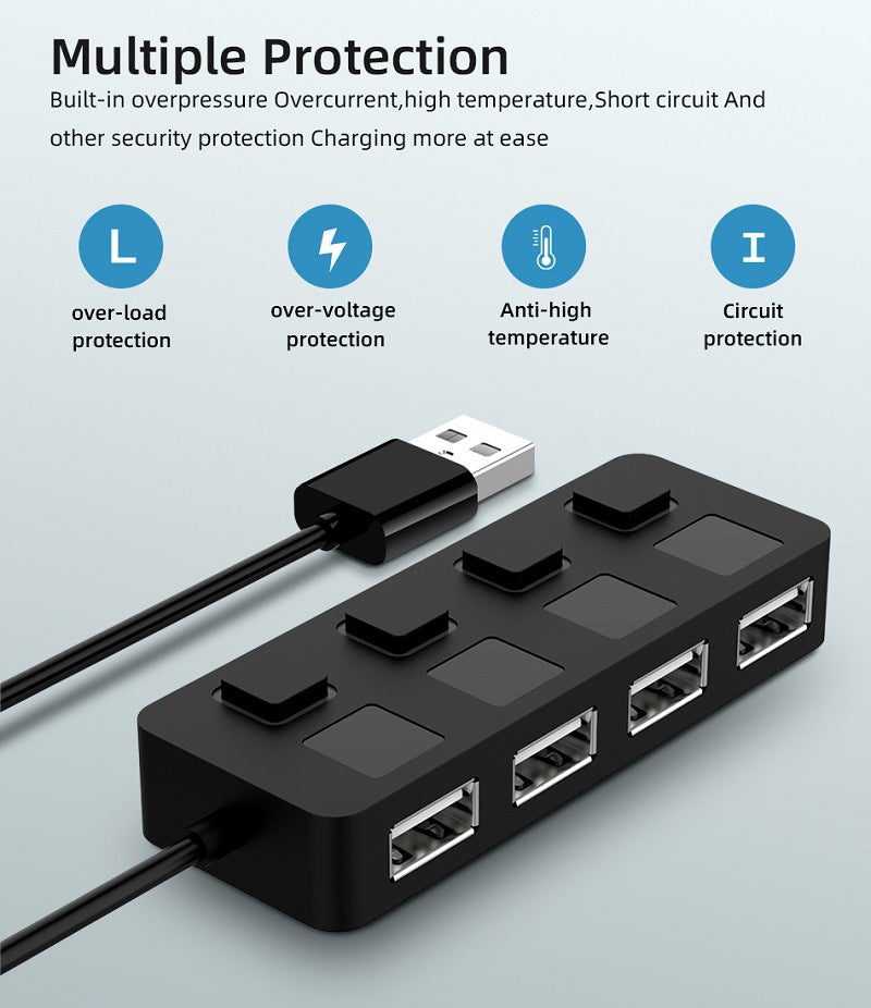 4-Fach USB Hub