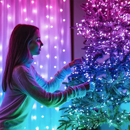 Smarte LED Weihnachtsbeleuchtung